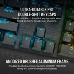 Corsair K100 RGB CH-912A014-NA Teclado Mecanico para Juegos Cherry MX Speed Teclas PBT Double-Shot iCUE