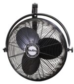 Ventilador de Pared Industrial Air King 9020 1/6 HP 20 Pulgadas y Ventilador 9314 14 Pulgadas de Alta Velocidad Color Ne