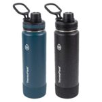 Termo Botella de Agua ThermoFlask 10106 de Acero Inoxidable Doble Pared con Tapa de Boquilla Libre de BPA 24 Onzas