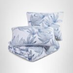 Juego de edredón reversible Tommy Bahama Revman USHSA91168612 algodón 100% 3 piezas Queen azul