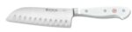 Cuchillo Santoku Wüsthof Classic 1040231314 5 pulgadas borde hueco acero inoxidable blanco