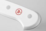Cuchillo Santoku Wüsthof Classic 1040231314 5 pulgadas borde hueco acero inoxidable blanco