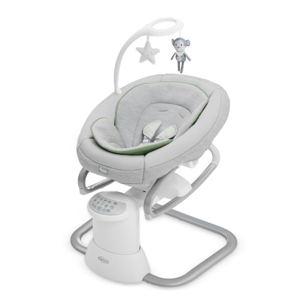 Graco Soothe My Way con mecedora removible, Madden - Columpio versátil para bebé y mecedora portátil