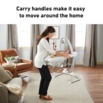 Graco Soothe 'n Sway LX - Columpio portátil para bebé y gorila para bebé, asiento multidirección, vibración de 2 velocid
