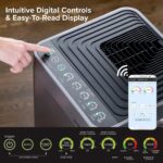 Purificador de aire NuWave OxyPure 47003 5 etapas de filtracion 4 filtros HEPA para habitaciones extra grandes oficinas