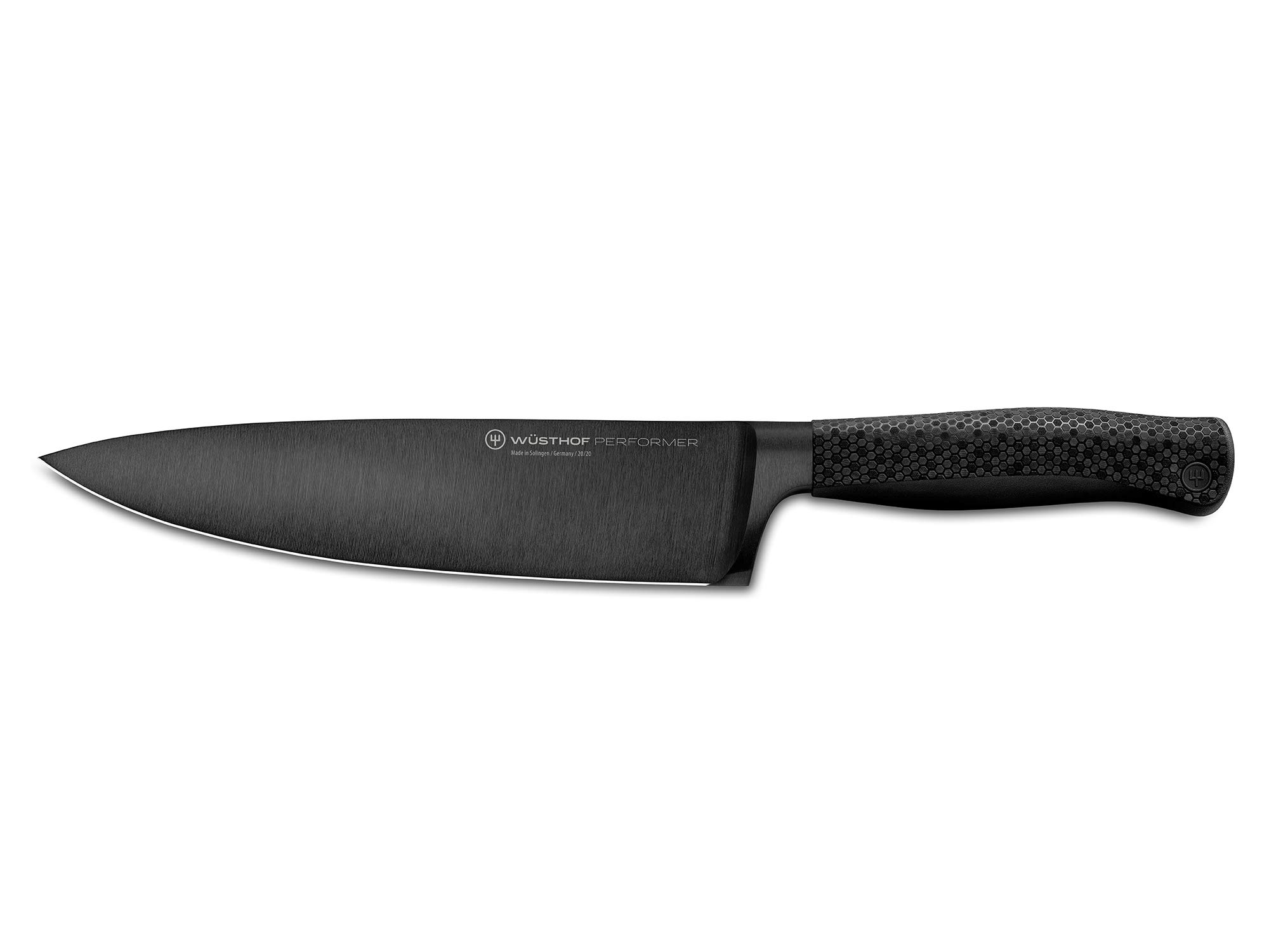 Version 1.0.0 Wüsthof Performer Cuchillo de chef de 8 pulgadas, negro