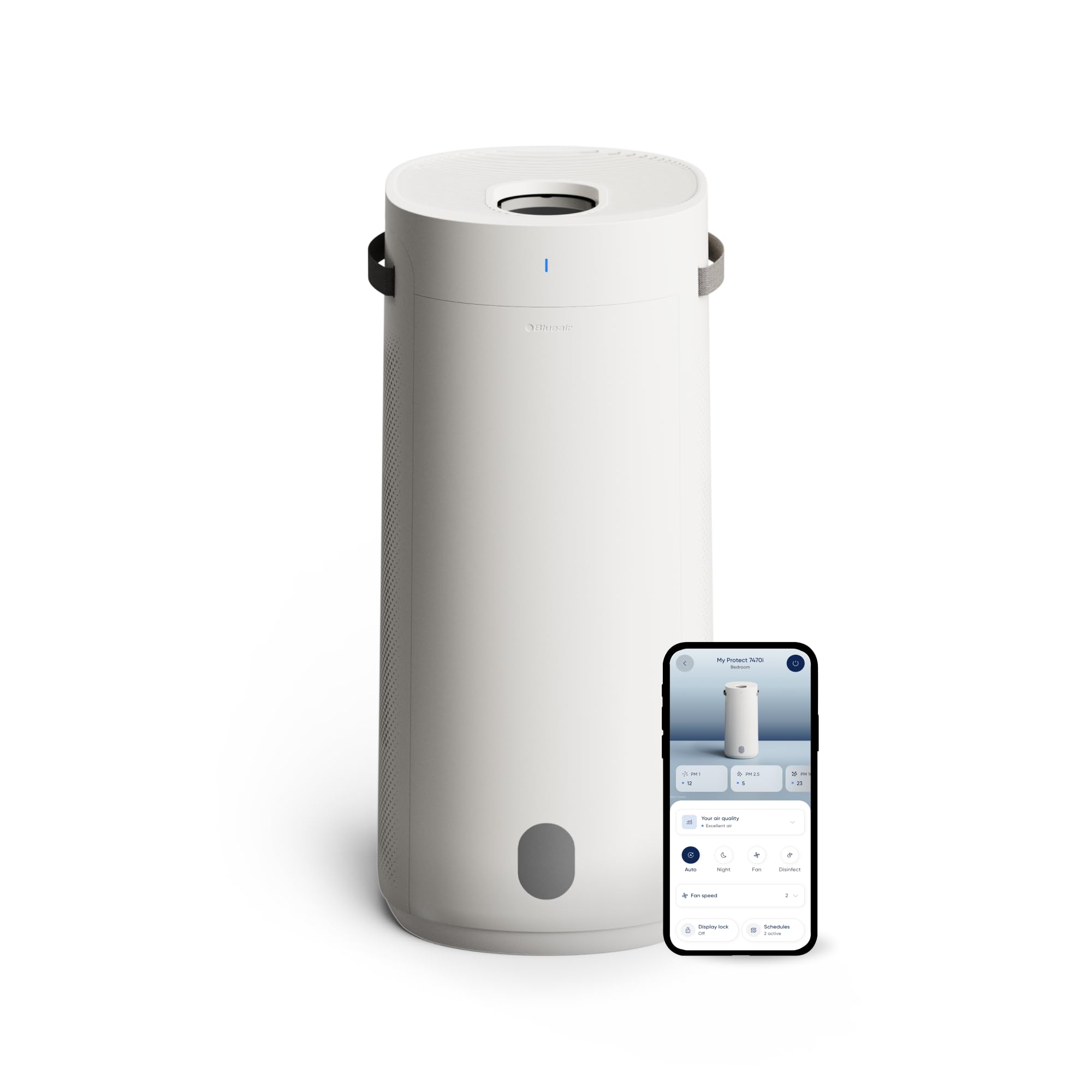 Version 1.0.0 Purificador de aire y humidificador 2 en 1 Blueair 6331411000 tecnologia HEPASilent llenado superior cubre 160 m2 en 60