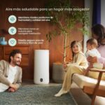 Purificador de aire y humidificador 2 en 1 Blueair 6331411000 tecnologia HEPASilent llenado superior cubre 160 m2 en 60