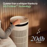 Purificador de aire y humidificador 2 en 1 Blueair 113825 HEPASilent filtro HEPA para habitaciones hasta 174 metros cuad