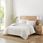 Juego de edredon UGG Blissful Britannica Home Fashions 10266 reversible hipoalergenico relleno alternativo de plumon sua