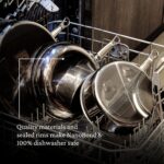 Wok de Titanio y Acero Inoxidable con Tapa Hestan Culinary NanoBond 60033 de 14 Pulgadas Apto para Inducción