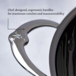Wok de Titanio y Acero Inoxidable con Tapa Hestan Culinary NanoBond 60033 de 14 Pulgadas Apto para Inducción