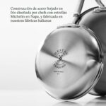 Sartén Profesional de Acero Inoxidable Antiadherente Hestan Culinary ProBond Forged TITUM 31577 de 31.8 cm Apto para Ind