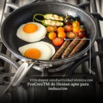 Sartén Profesional de Acero Inoxidable Antiadherente Hestan Culinary ProBond Forged TITUM 31577 de 31.8 cm Apto para Ind