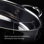 Sartén de Acero Inoxidable con Titanio Hestan Culinary NanoBond 60028 para Inducción 5 Cuartos