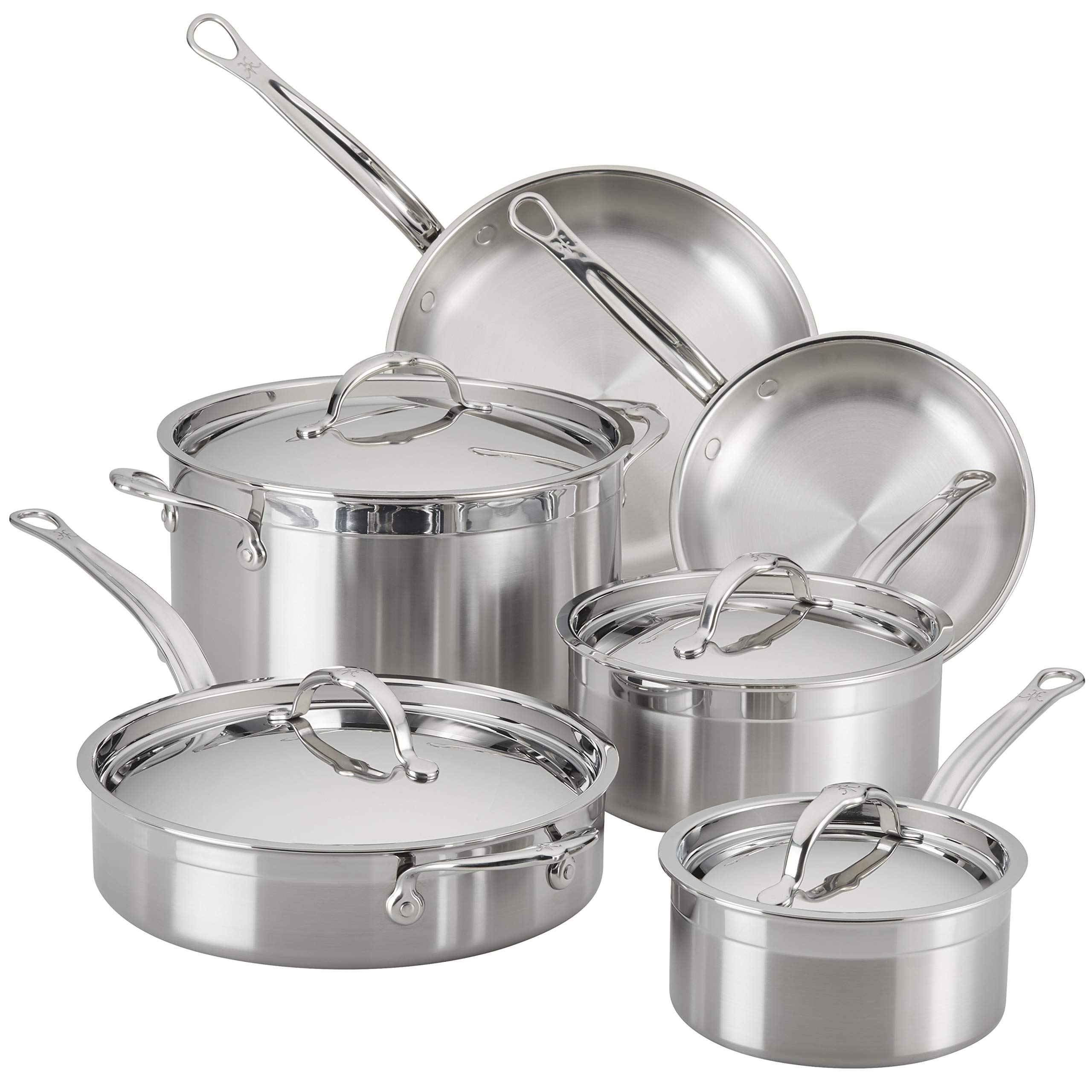 Version 1.0.0 Batería de cocina profesional Hestan Culinary ProBond 31562 acero inoxidable 10 piezas compatible con inducción