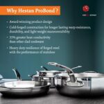 Batería de cocina profesional Hestan Culinary ProBond 31562 acero inoxidable 10 piezas compatible con inducción