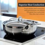 Batería de cocina profesional Hestan Culinary ProBond 31562 acero inoxidable 10 piezas compatible con inducción
