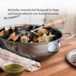 Sartén de titanio todo en uno Hestan Culinary NanoBond 60032 compatible con inducción 5 cuartos