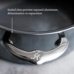 Sartén de titanio todo en uno Hestan Culinary NanoBond 60032 compatible con inducción 5 cuartos