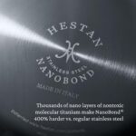 Sartén para saltear con tapa Hestan Culinary NanoBond 60037 titanio molecular acero inoxidable 3.3 litros compatible con