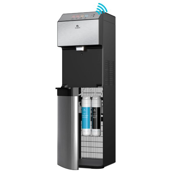 Dispensador despachador de agua eléctrico sin botella Avalon A13-S sin contacto BioGuard 3 temperaturas reloj digital au