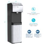 Dispensador despachador de agua eléctrico sin botella Avalon A13-S sin contacto BioGuard 3 temperaturas reloj digital au