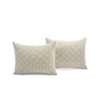Juego de edredon King Lush Decor Kantha Leaf Triangle Home Fashions 16T006702 3 piezas algodon estampado medallion flora