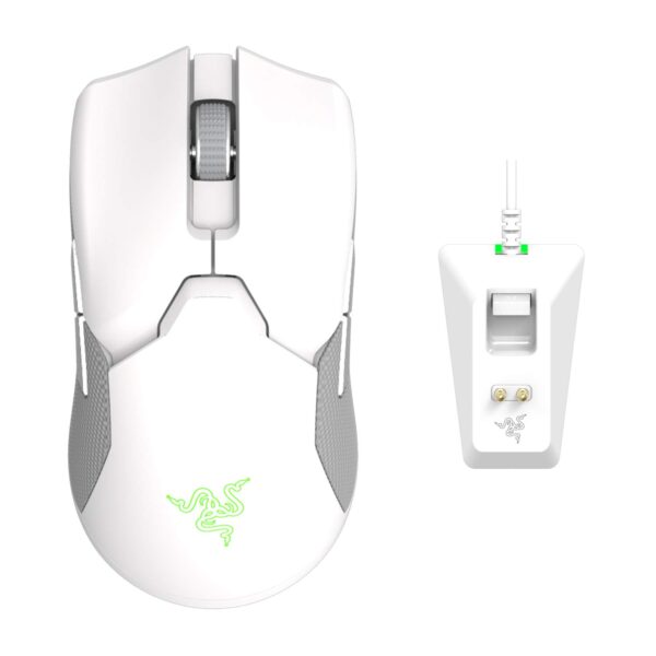 Mouse inalámbrico para juegos Razer Viper Ultimate RZ01-03050400-R3M1 sensor óptico diseño ambidiestro blanco Mercury Wh