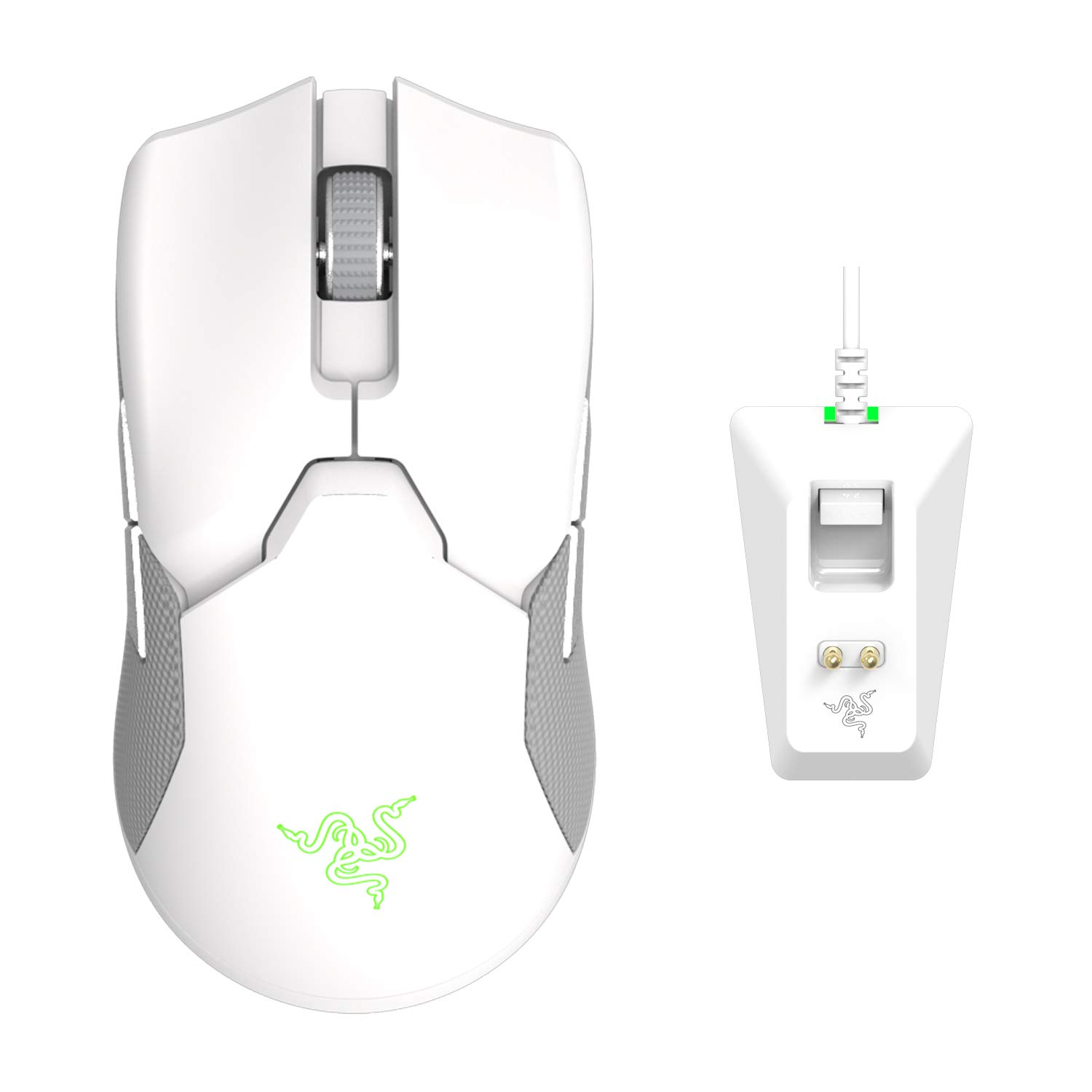 Version 1.0.0 Mouse inalámbrico para juegos Razer Viper Ultimate RZ01-03050400-R3M1 sensor óptico diseño ambidiestro blanco Mercury Wh