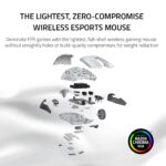 Mouse inalámbrico para juegos Razer Viper Ultimate RZ01-03050400-R3M1 sensor óptico diseño ambidiestro blanco Mercury Wh