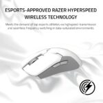 Mouse inalámbrico para juegos Razer Viper Ultimate RZ01-03050400-R3M1 sensor óptico diseño ambidiestro blanco Mercury Wh