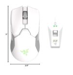 Mouse inalámbrico para juegos Razer Viper Ultimate RZ01-03050400-R3M1 sensor óptico diseño ambidiestro blanco Mercury Wh