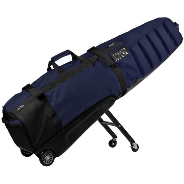 Sun Mountain ClubGlider Meridian Bolsa de Viaje de Golf - Sistema de Rodamiento de 4 Ruedas, Patas Extensibles y Retráct