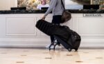 Sun Mountain ClubGlider Meridian Bolsa de Viaje de Golf - Sistema de Rodamiento de 4 Ruedas, Patas Extensibles y Retráct