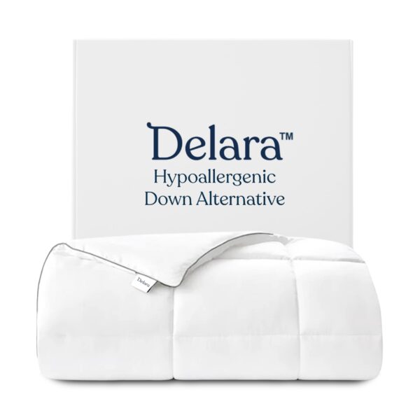 Relleno de edredón individual Delara A1 Home Collections A1HCMDI001 microfibra funda algodón orgánico certificación GOTS