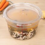 Contenedor almacenamiento alimentos Restaurantware Met Lux RWT0850 redondo 12 cuartos de galon uso comercial