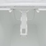 Contenedor de ingredientes Met Lux Restaurantware RWT0869 27 galones sobre ruedas con tapa y cuchara almacenamiento de a