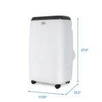 Aire acondicionado portátil BLACK+DECKER BPT06WTB 10000 BTU enfría hasta 42 metros cuadrados control remoto kit ventana