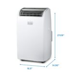 Aire acondicionado portátil con calefacción BLACK+DECKER BPT10HWTB 14000 BTU calefacción 12000 BTU para habitaciones has
