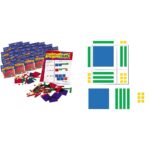 Learning Resources Juego de clase de azulejos de álgebra y juego de azulejos de álgebra magnética