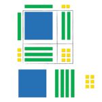 Learning Resources Juego de clase de azulejos de álgebra y juego de azulejos de álgebra magnética
