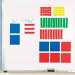 Learning Resources Juego de clase de azulejos de álgebra y juego de azulejos de álgebra magnética