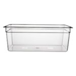 Contenedores de almacenamiento de alimentos tamaño completo Restaurantware RWT0824 plástico transparente 8 pulgadas prof