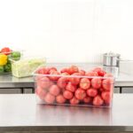 Contenedores de almacenamiento de alimentos tamaño completo Restaurantware RWT0824 plástico transparente 8 pulgadas prof