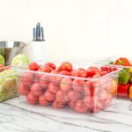 Contenedores de almacenamiento de alimentos tamaño completo Restaurantware RWT0824 plástico transparente 8 pulgadas prof