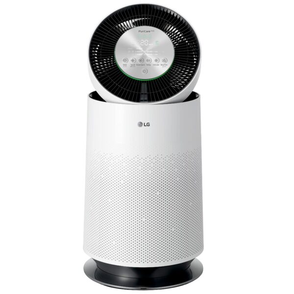 Purificador de Aire LG PuriCare AS330DWR0 360 grados con Clean Booster Wi-Fi ThinQ control de voz 310 pies cuadrados bla