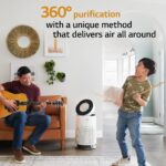 Purificador de Aire LG PuriCare AS330DWR0 360 grados con Clean Booster Wi-Fi ThinQ control de voz 310 pies cuadrados bla
