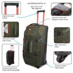 Eddie Bauer Bolsa de lona Expedition 2.0 hecha de policarbonato resistente y nailon, Negro