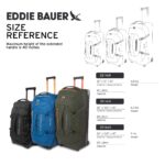 Eddie Bauer Bolsa de lona Expedition 2.0 hecha de policarbonato resistente y nailon, Negro